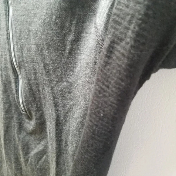 Icebreaker Wool 1/2 Zip Pullover Black Grey L - Picture 4 of 9